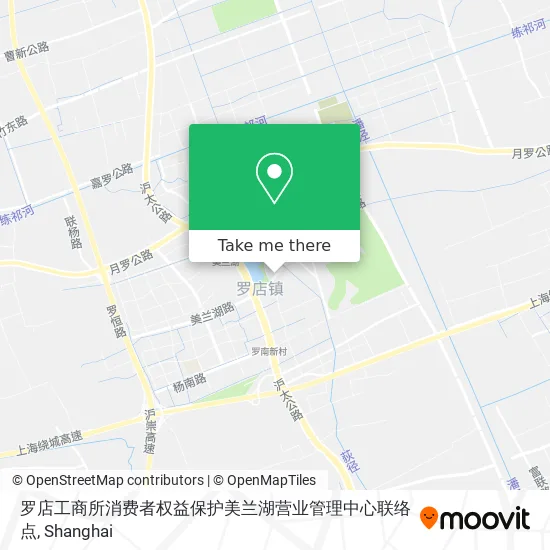 罗店工商所消费者权益保护美兰湖营业管理中心联络点 map