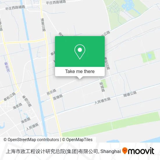 上海市政工程设计研究总院(集团)有限公司 map