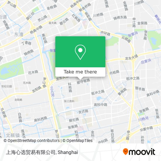 上海心选贸易有限公司 map