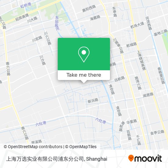 上海万选实业有限公司浦东分公司 map
