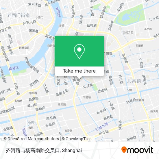 齐河路与杨高南路交叉口 map