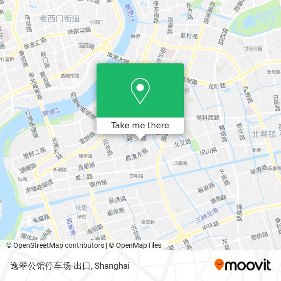 逸翠公馆停车场-出口 map