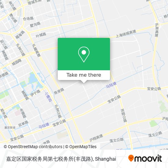 嘉定区国家税务局第七税务所(丰茂路) map