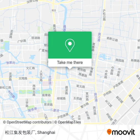 松江集友包装厂 map
