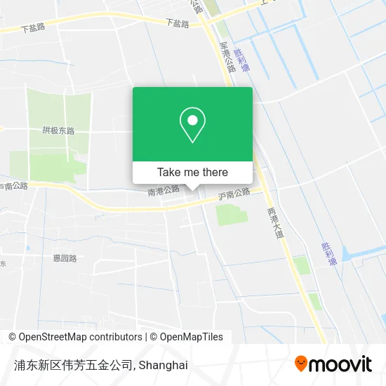 浦东新区伟芳五金公司 map