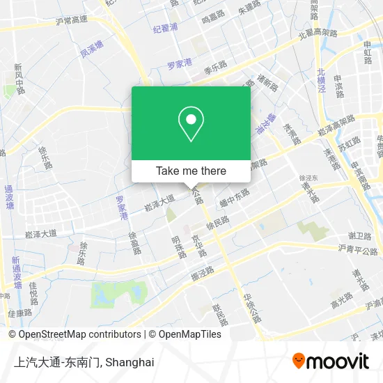 上汽大通-东南门 map