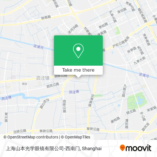 上海山本光学眼镜有限公司-西南门 map