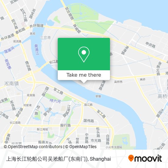 上海长江轮船公司吴淞船厂(东南门) map
