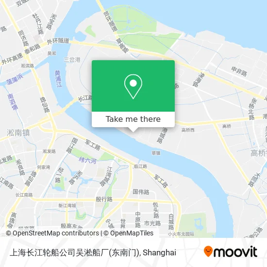 上海长江轮船公司吴淞船厂(东南门) map