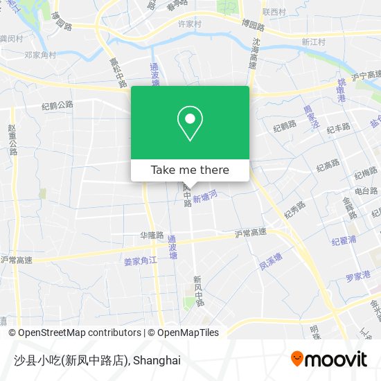 沙县小吃(新凤中路店) map