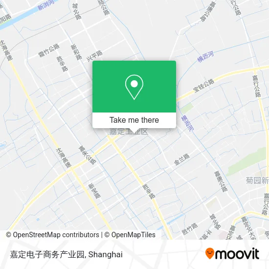 嘉定电子商务产业园 map