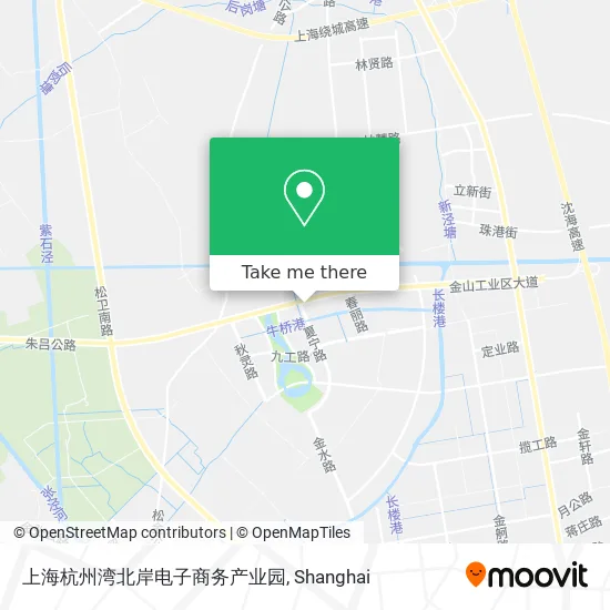 上海杭州湾北岸电子商务产业园 map