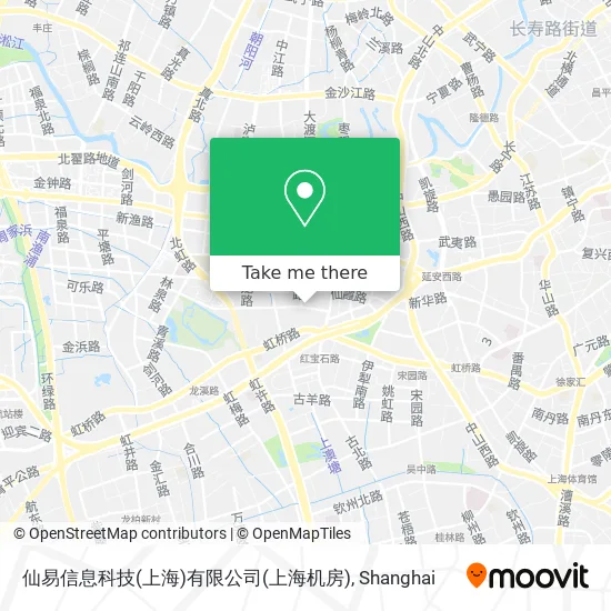 仙易信息科技(上海)有限公司(上海机房) map