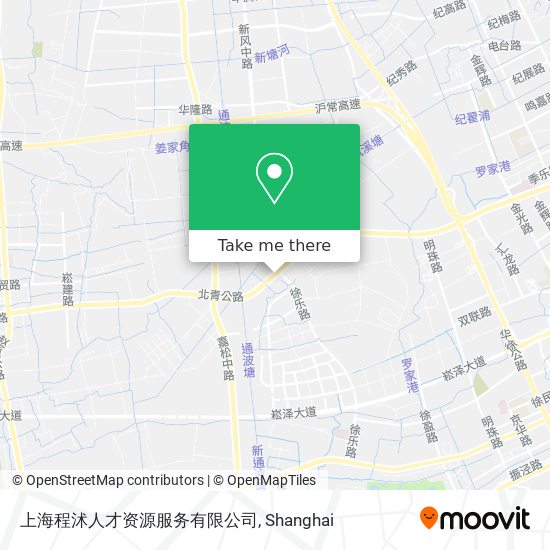 上海程沭人才资源服务有限公司 map