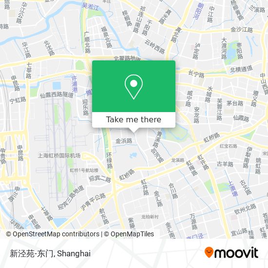 新泾苑-东门 map