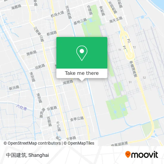 中国建筑 map