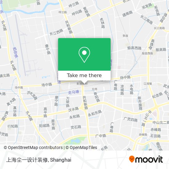上海尘一设计装修 map