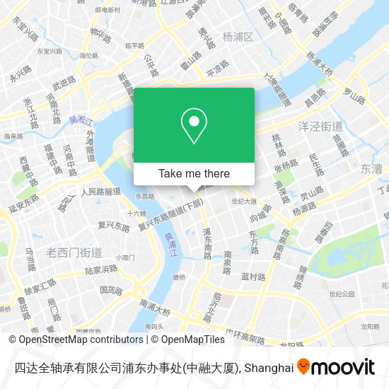 四达全轴承有限公司浦东办事处(中融大厦) map