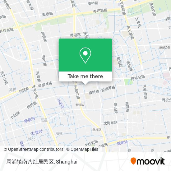 周浦镇南八灶居民区 map