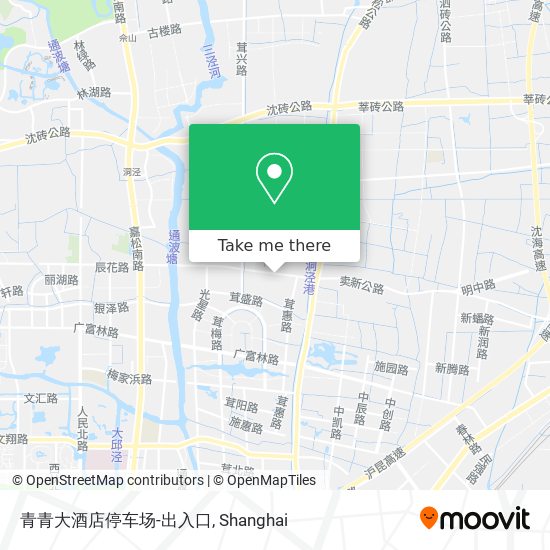 青青大酒店停车场-出入口 map