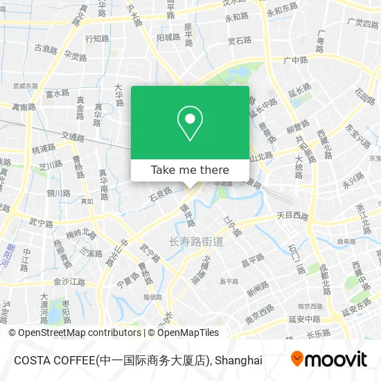 COSTA COFFEE(中一国际商务大厦店) map