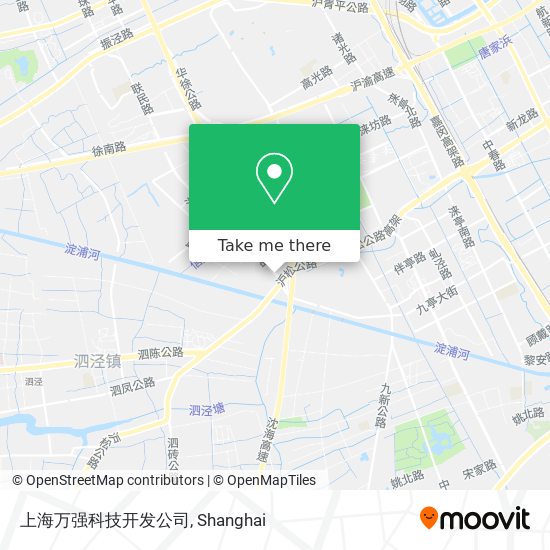 上海万强科技开发公司 map