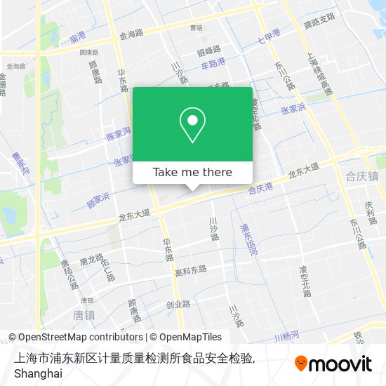 上海市浦东新区计量质量检测所食品安全检验 map