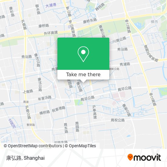 康弘路 map