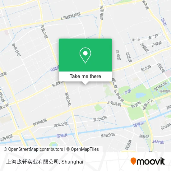 上海庞轩实业有限公司 map