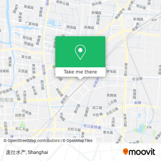 庞仕水产 map