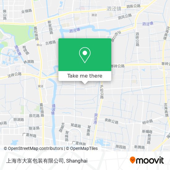 上海市大富包装有限公司 map