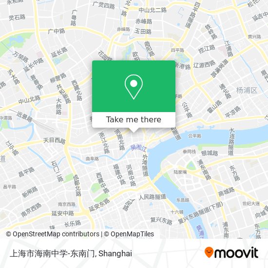 上海市海南中学-东南门 map