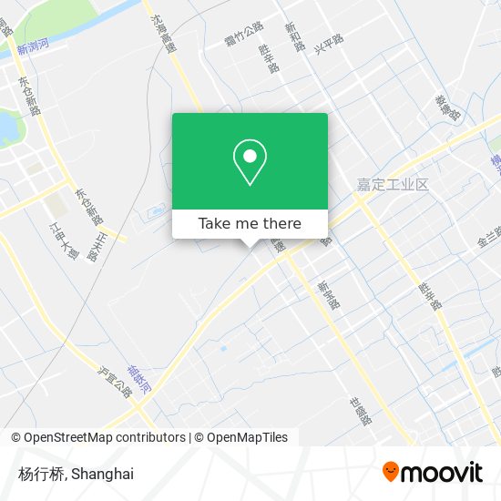 杨行桥 map