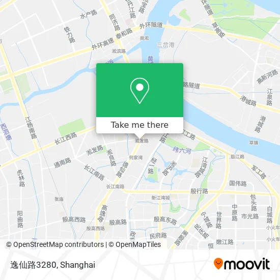 逸仙路3280 map