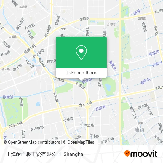 上海耐而极工贸有限公司 map