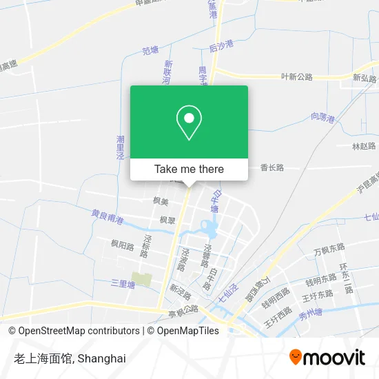 老上海面馆 map