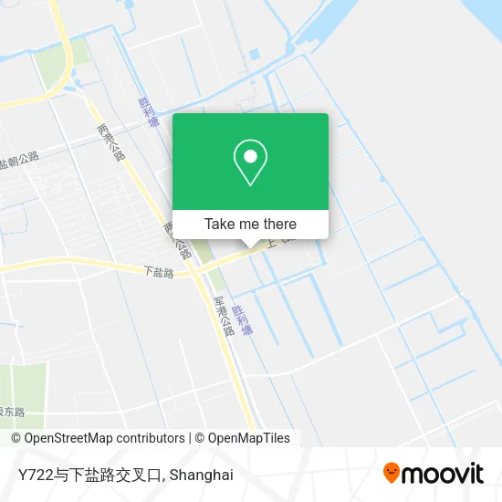 Y722与下盐路交叉口 map