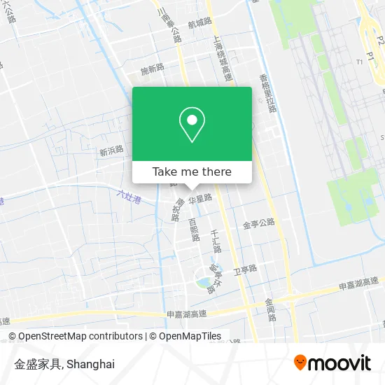 金盛家具 map