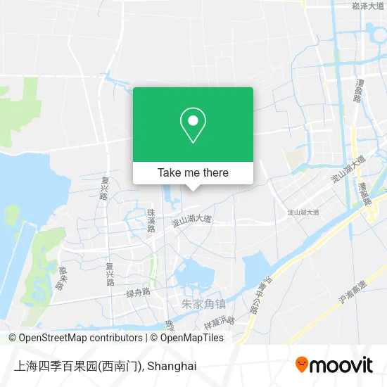 上海四季百果园(西南门) map