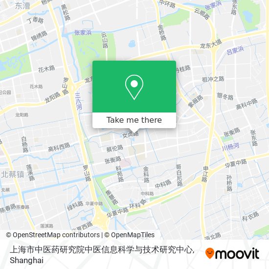 上海市中医药研究院中医信息科学与技术研究中心 map