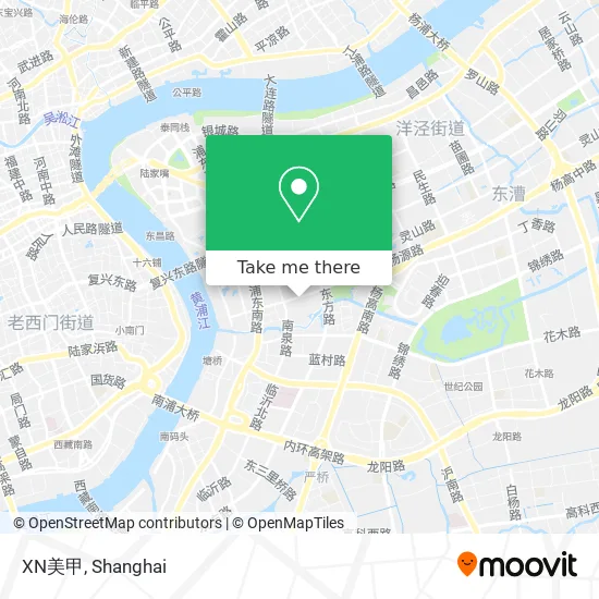 XN美甲 map