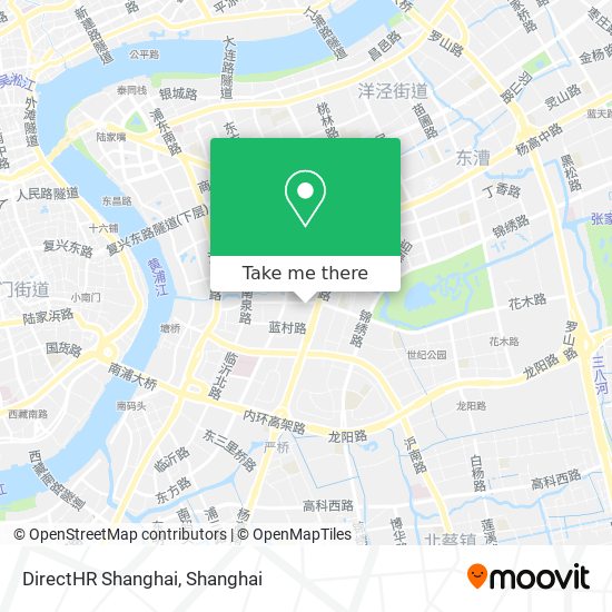 DirectHR Shanghai map