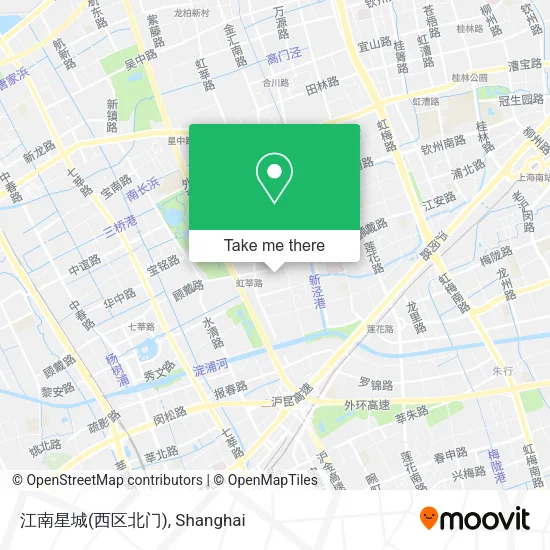 江南星城(西区北门) map