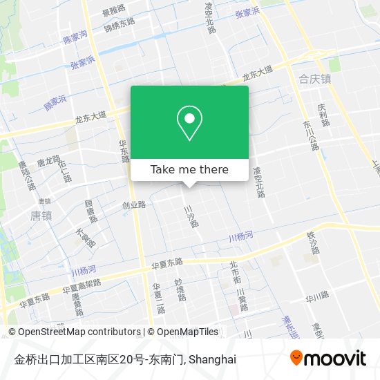 金桥出口加工区南区20号-东南门 map