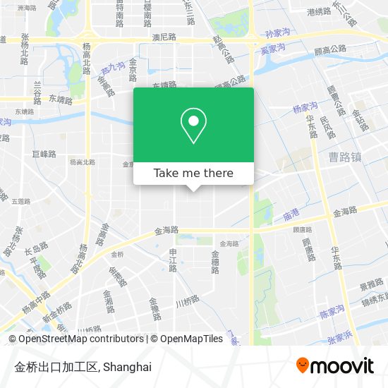 金桥出口加工区 map