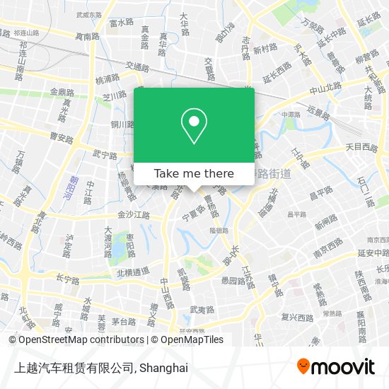 上越汽车租赁有限公司 map