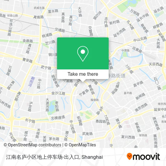 江南名庐小区地上停车场-出入口 map