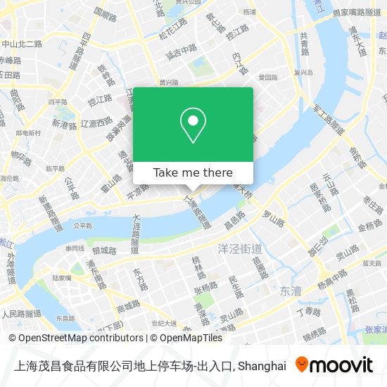 上海茂昌食品有限公司地上停车场-出入口 map