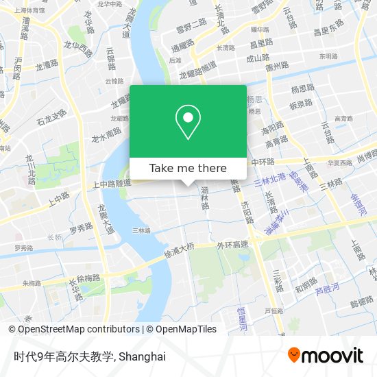 时代9年高尔夫教学 map