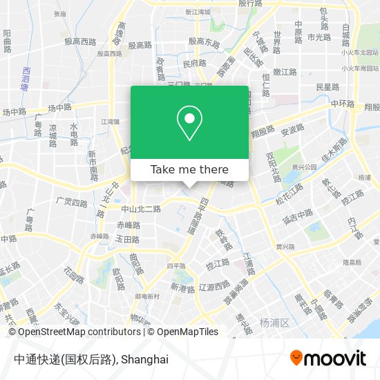 中通快递(国权后路) map